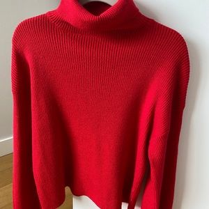Never worn Red Urban Outfitters turtleneck